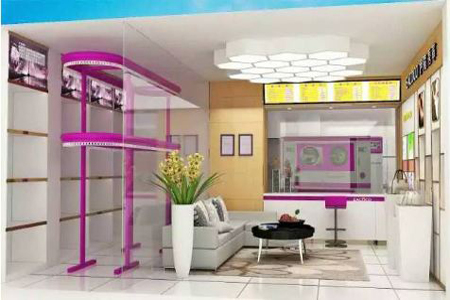 中型干洗店內部裝修